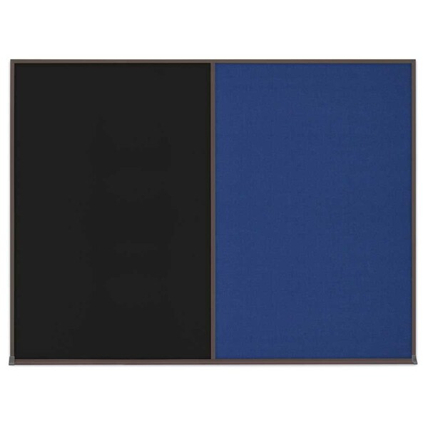 Triple Door Radius Corkboard, 72"X48", S